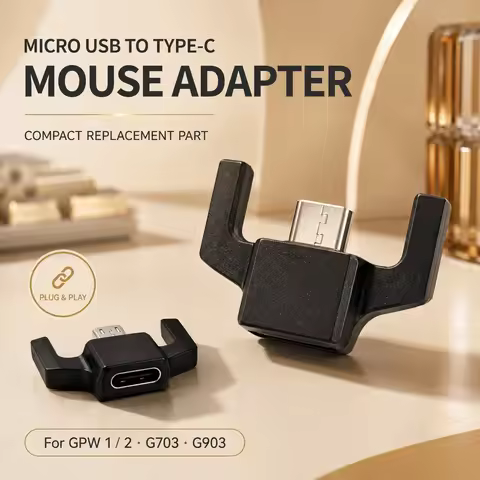 For Logitech G PRO Wireless / G PRO X SUPERLIGHT / G703 / G903 Mouse Adapter USB Head Replacement Re
