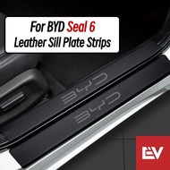 For BYD [SEAL 6] Leather Sill Plate Wear-resist Waterproof Protection