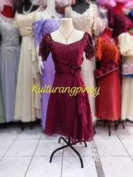 Filipiniana dress /mother dress /sponsor dress / midi dress