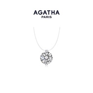 [Li Ruotong Same Style] AGATHA/Aijiasha Mermaid Tears Necklace Clavicle Chain Bright Tanabata Gift