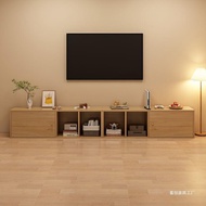 HY-16 TV Cabinet Simple Modern Floor Small Apartment TV Wall Floor Cabinet Minimalist Deck Cabinet TV Storage Cabinet 5B