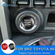 Carbon Fibe for Subaru BRZ Toyota GT86 Accessories Car Engine Start Stop Button Ignition Device Cove