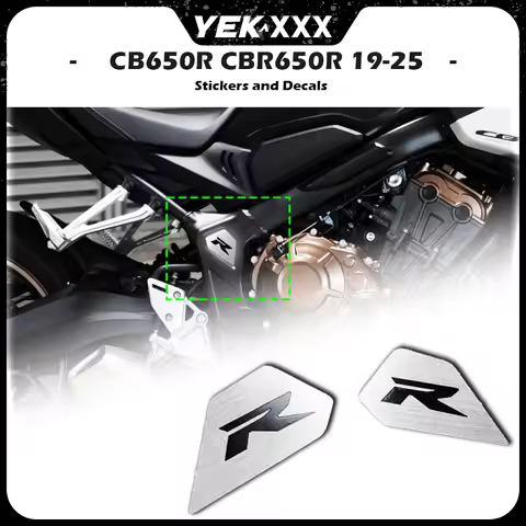 For Honda CB650R CBR650R (2019-2025) - Frame Side Cover Trim Covers Set in Stainless Steel, Includin