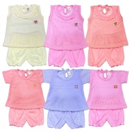 6-12 Months Baby Girl Eyelet Clothes Baju Berlubang Bayi Girl 6-12 Bulan Pakaian Lubang Lubang Bayi Perempuan