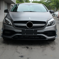 BONINGYU | สปอยเลอร์ด้านหน้าสำหรับ Mercedes A-Class W176 A45 2016-18