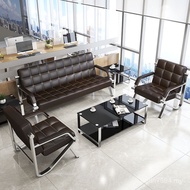 Coffee Table Business Iron Simple Office Modern Art Sofa Combination Modern Sofa Sofa Office Recepti