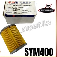 SYM 400 MAX400 OIL FILTER PETROL FILTER MIYAK MAXSYM400I SYM OIL FILTER ASSY -[ SYM] - 47128-T24-009