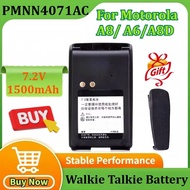 PMNN4071AC 7.2V 1500mAh for Motorola A8 for Mag One A6 A8D Two-Way Radio Walkie-talkie Rechargeable 