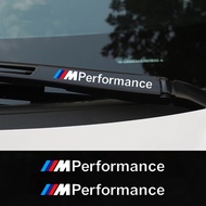 4Pcs MPerformance Car Windshield Wiper Sticker For  BMW X1 X3 X5 X4 X5 X6 X7 M2 M3 M4 M5 M6 E28 E30 