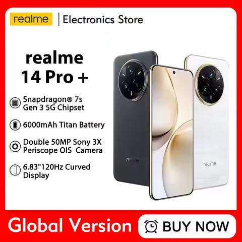 realme 14 Pro Plus Smartphone Snapdragon®7s Gen 3 5G 50MP Sony 3X Periscope Camera 80W SUPERVOOC Cha