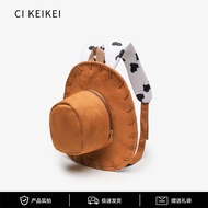 Charhp&Kejnt Official Cute Cartoon Toy Story Woody Hat Backpack Creative Backpack