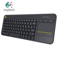 ถูกที่สุด!!! Logitech Wireless Touch Keyboard K400 Plus (Black)(TH/EN) คีย์บอร์ดไร้สาย ของแท้ ประกัน