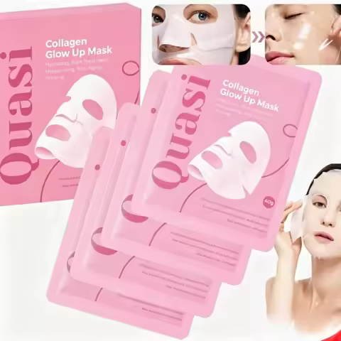 Korean Professional Night Repairing Mask 4pcs Set Quasi Collagen Glow Up Mask Moisturizing Firming B