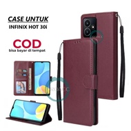 flip wallet for INFINIX HOT 30i premium casing handphone cover case