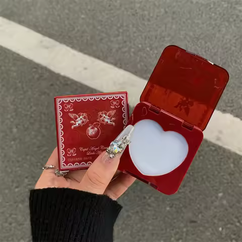 Korean Style Cupid Angel Perfume Balm Strawberry Milk Gardenia Lychee Apple Scent Women Daily Dating