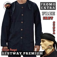 anggosae Stelan Baju Pangsi Bestway Premium Promo Free Pin + Iket Sunda Baju Adat Sunda Pangsi Stela