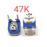 47k Variable Resistor Trimpot VR Trimmer Plastic Blue inovvt90 Very Interested