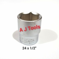 MATA 1/2" x 24 mm SOCKET WRENCH / 1/2 inch x 24mm 6point SOCKET WRENCH