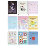 Japan Sanrio Characters Mix / Hello Kitty / My Melody / Little Twin Stars / Kuromi / Pochacco / Pompompurin / Cinnamoroll / Snoopy 2024 Weekly B6 Schedule Book / Planner