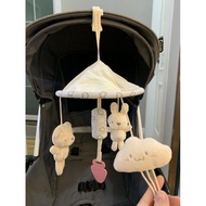 Baby Stroller Toy Baby Stroller Pendant Wind Chime Month Bed Bell Baby Car Umbrella Soothing Towel 9