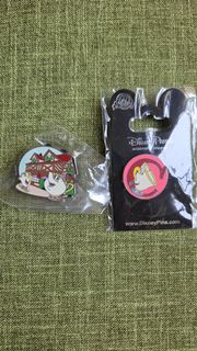 美女與野獸茶杯-disney pin迪士尼襟章