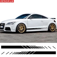 Car Side Door stickers vinyl, striped exterior trim, decals, auto parts, Audi TT 8N,MK1,MK2, 8J,Coup