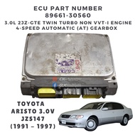 89661-30560 AT ECU / Engine Control Unit 3.0L 2JZGTE Non VVTi Twin Turbo 4AT for Toyota Aristo JZS14