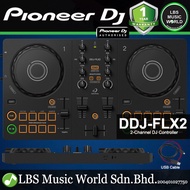 Pioneer DJ DDJ-FLX2 2 Channel DJ Controller Lightweight Suitable for Beginner and Professional (DDJF