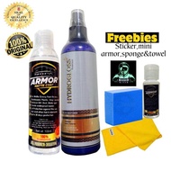 Buy 1 Take 1 Original NDPA Hydrogloss Wax 250ml and Armor Matte Coat 100ml with 4 Freebies Sponge mi