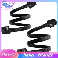 2?Pack 8 Pin Male to 8 Pin (6+2) Male Sleeved PCIe Cable,ATX 3.0 for   A650GL A750GL A1000GL MPG A85