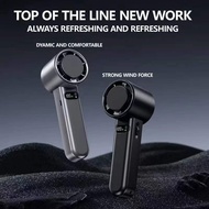 F83 Super High Speed Rechargeable Desktop Handheld Fan 100 Speeds Adjustable Jet Fan Air Conditioner