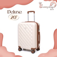 กระเป๋าเดินทาง รุ่นDELUXE มี3ขนาด 20 24 29 นิ้ว HUGE เรียบหรู ดูแพง กระเป๋าเดินทางล้อลาก กระเป๋าเดิน