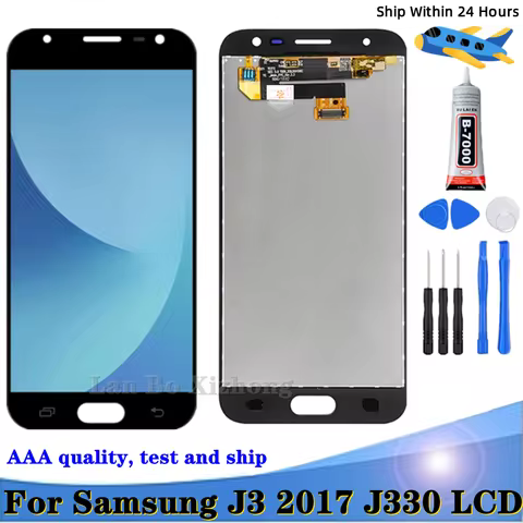 100%Tested IPS LCD For Samsung J3 2017 J330 Display J330FN SM-J330FN J330DS Touch Screen Digitizer A
