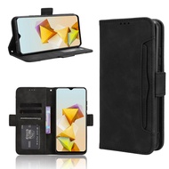 Multi-Card Slots Casing ZTE Blade A73 5G Wallet Case PU Leather Magnetic Buckle Flip Cover
