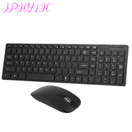 [JPHYLH] K-06 2.4G Wireless Keyboard and Mouse Combo Computer Keyboard with Mouse Plug and Play Black Keyboard Mouse for Laptop