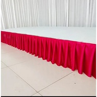 TABLE DECORATION/ TABLE SKIRT Ruffled Table Skirt/ 65CM HEIGHT X 400CM LENGTH