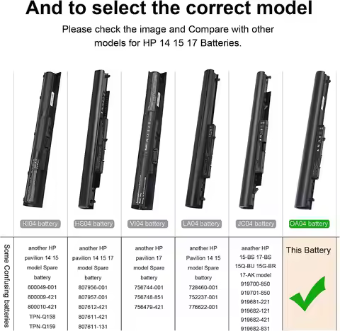 OA04 OA03 Battery for HP 740715-001 746641-001 746458-421 HSTNN-LB5Y HSTNN-LB5S HSTNN-PB5Y 740715001
