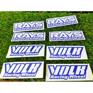 RAYS VOLK RACING RIM STICKER 1SET 4Rim