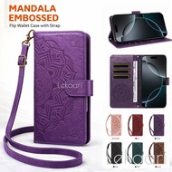 Luxury Embossed Flip Case for OnePlus 15 15R 13 13R 13T 12 12R Nord 5 Ace5 Ultra 5G Leather Wallet C