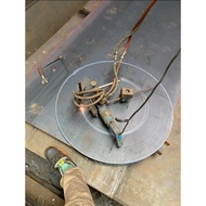 Round Iron Plate 8mm Thick Diameter 10cm to 25cm Neat Cut Can Be Customized