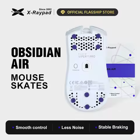 X-Raypad Obsidian Air Mouse Skates All Series – Quiet & Control