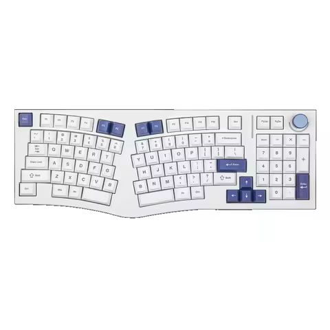 Feker Alice98 Wireless Bluetooth 5.0 Keyboard QMK VIA Alice Layout Custom Gasket Mounted Hot Swap 2.