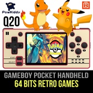 Pokémon games handheld Gameboy advance GBA console mini light station Powkiddy Q20