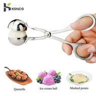 KONCO 304 Stainless Steel Meat Ball Maker Fish Meatball Mold Kitchen Gadgets Meat Tools DIY Meat Ball Clips Food Balls Ice Cream Maker