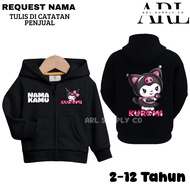 kids hoodieARLSUPPLY.CO - Girls Boys Jackets KUROMI Zipper Model FREE NAME STICKERS Age 2-12 Years J