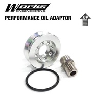 Subaru BRZ / Toyota FT86 / Honda Civic FC - Works Engineering Oil Adaptor Spacer
