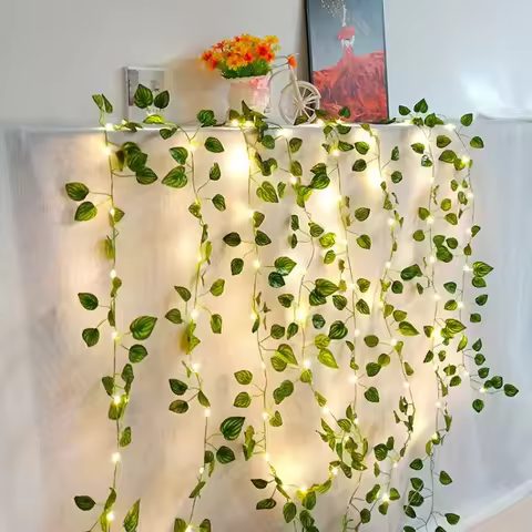 Artificial ivy wall home decorative plants vines greenery garland hanging for room garden office wed