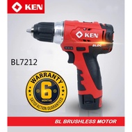 Ken Professional 12V BL Brushless Cordless Drill Driver