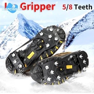 NARCISSUS 1 Pair Ice Gripper Spike, Universal Anti-Slip Shoes Crampons,  5/8 Teeth Spike Spike Grips