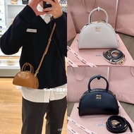 MIUMIU/Mumu Portable Box Bag Luggage Bag Half Moon Bag Portable Messenger Bag Large Size 5BB157 Mini